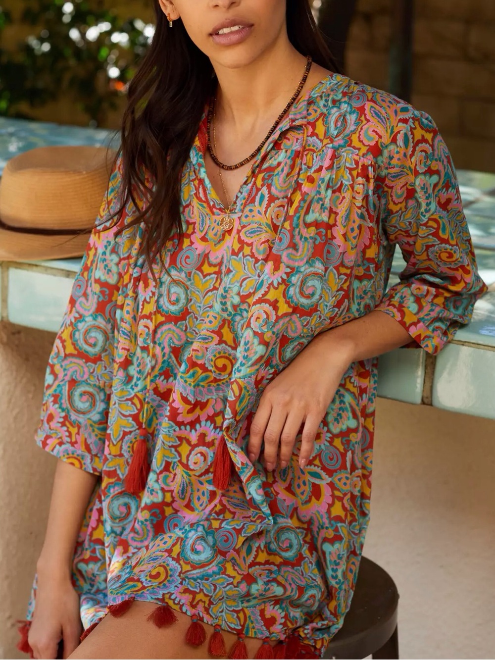 Anthropologie Roller Rabbit Rodez Serafina Tunic